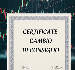 Certificate: un cambio di consiglio
